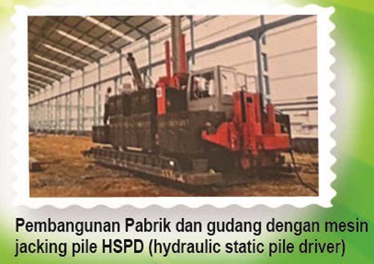 pembangunan pabrik dan gudang