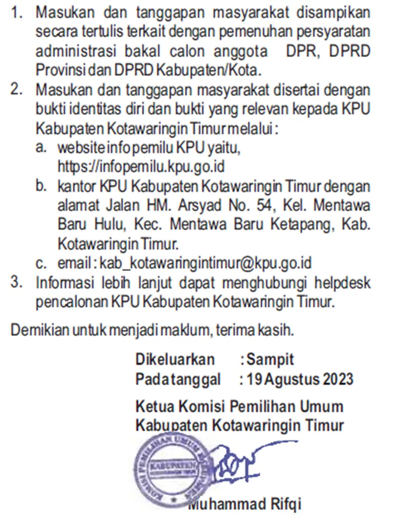 kpu kotim2