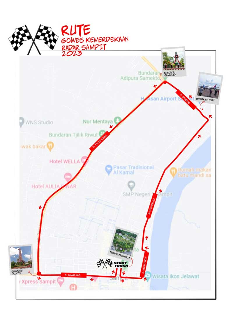 rute gowes kemerdekaan