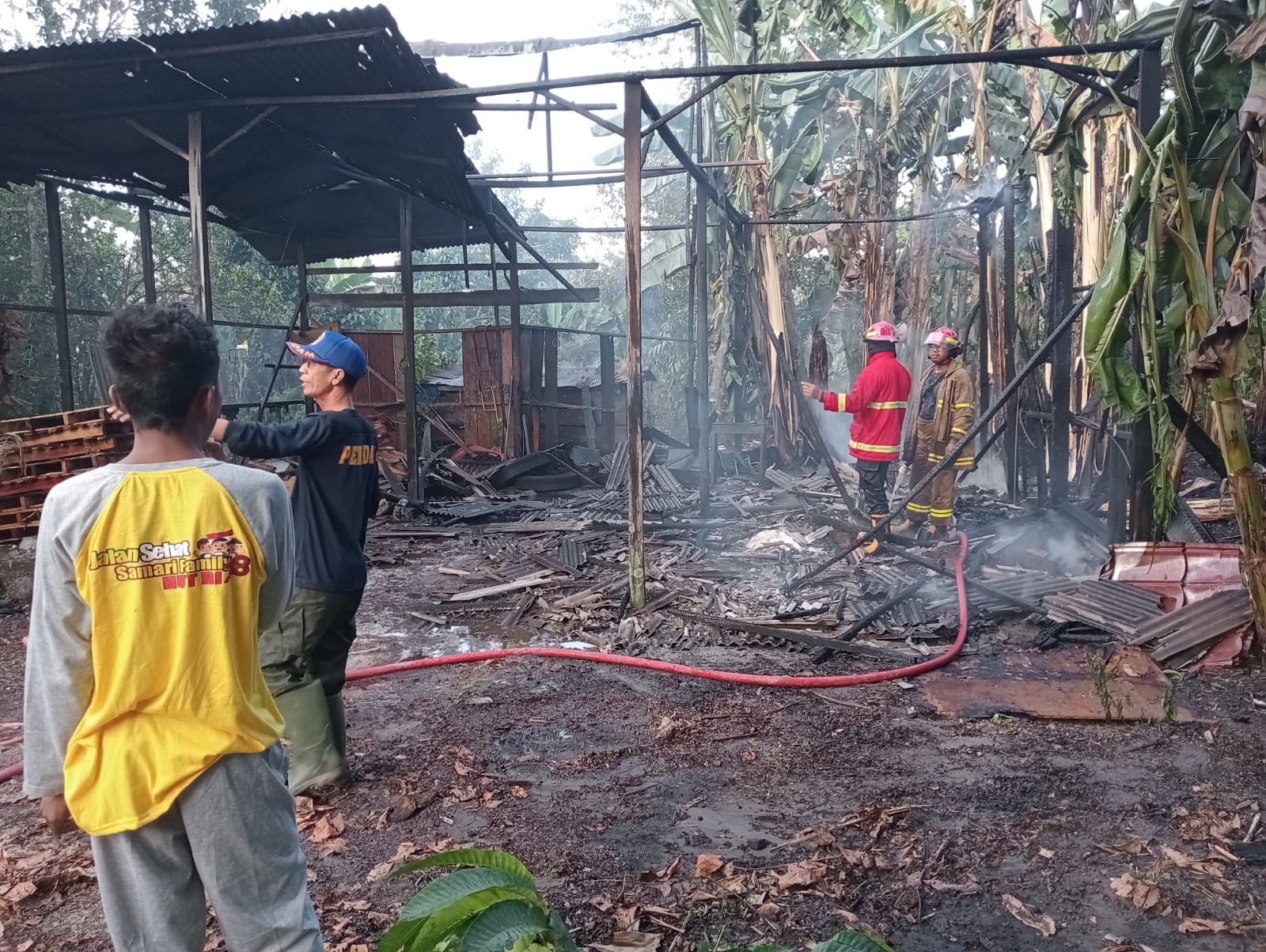 garasi terbakar