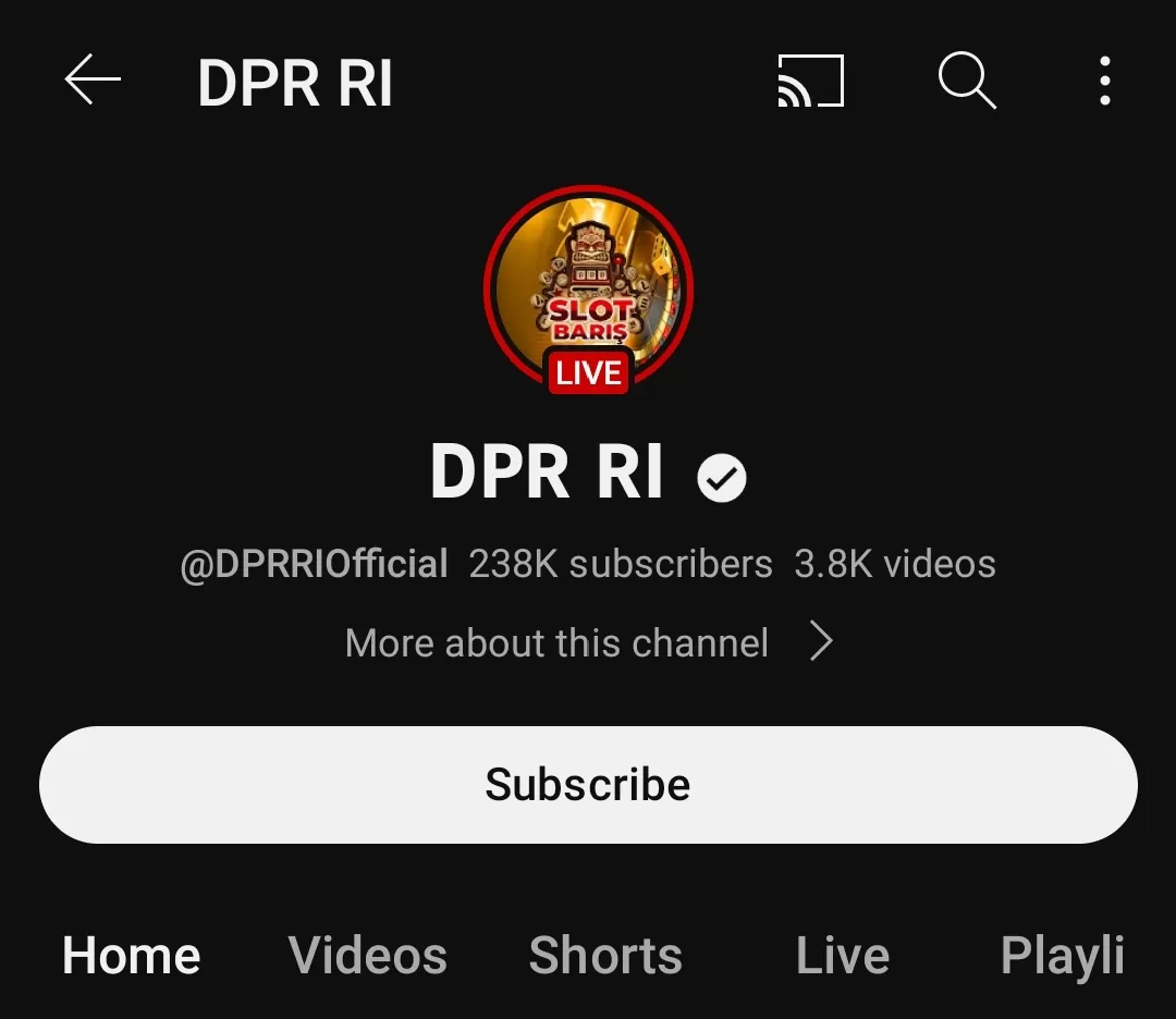 youtube dpr ri