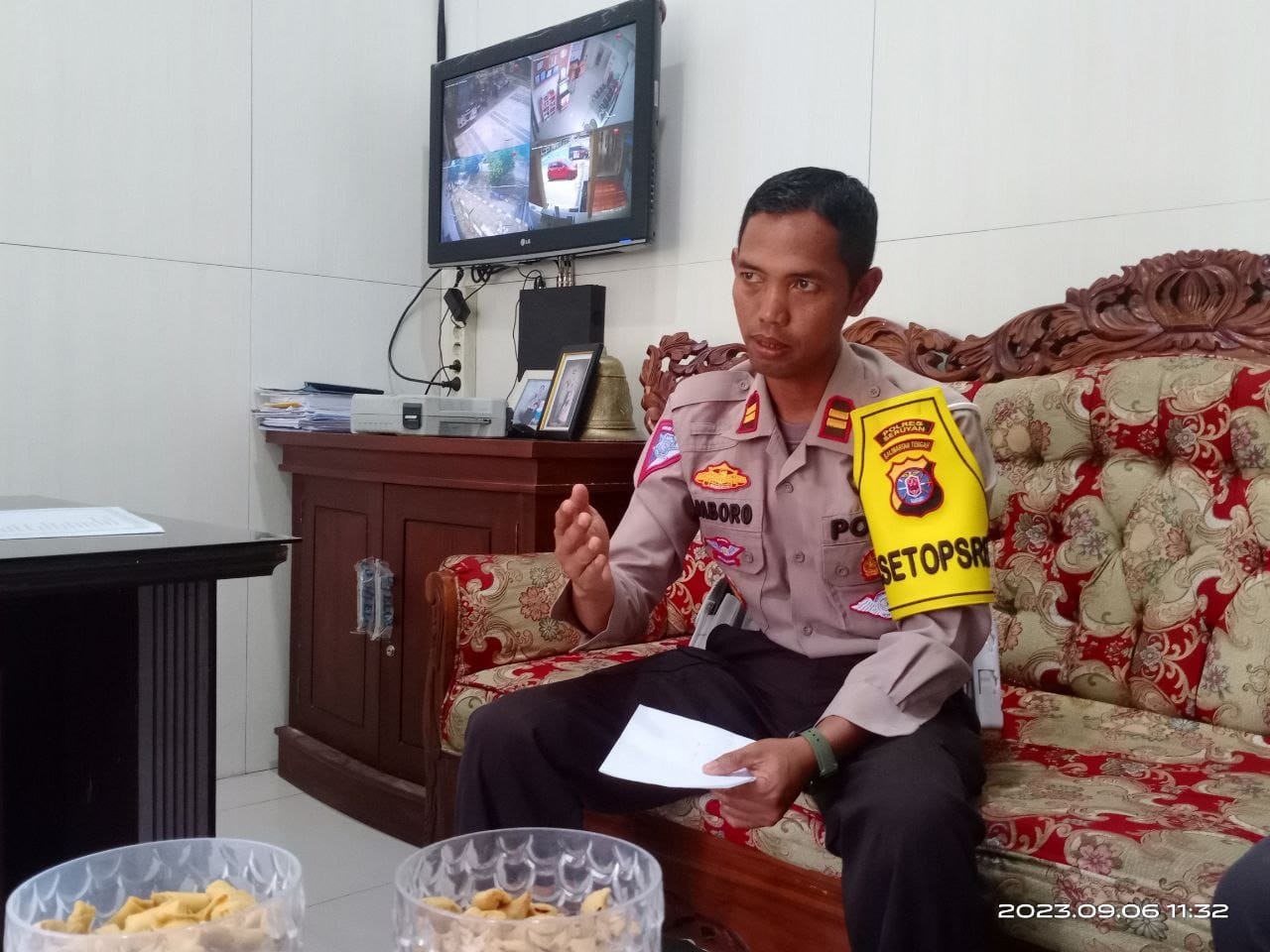 kasatlantas polres seruyan iptu prio amboro