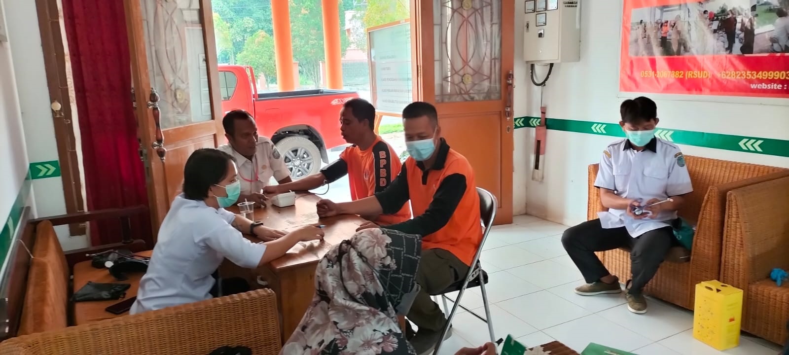 pemadam karhutla sakit