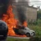mobil terbakar