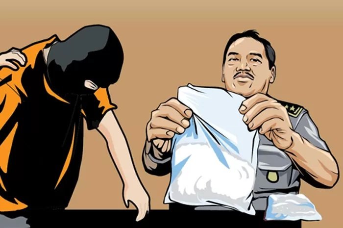 ilustrasi pengedar sabu