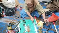 anyaman rotan dan kulit