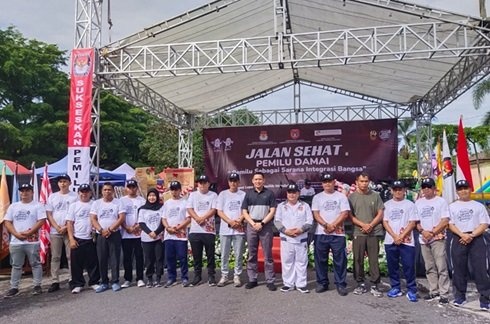 jalan sehat pemilu damai kpu