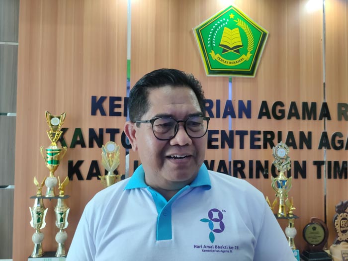 Kepala Kementerian Agama (Kemenag) Kotim Khairil Anwar