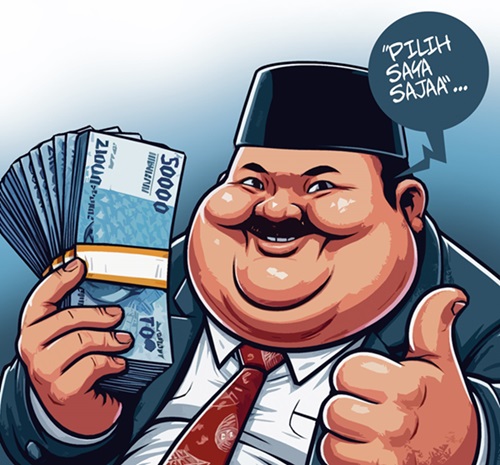 ilustrasi money politik