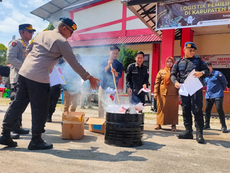 pemusnahan surat suara