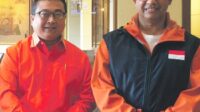 Dikki Akhmar saat bersama Capres Anies Baswedan