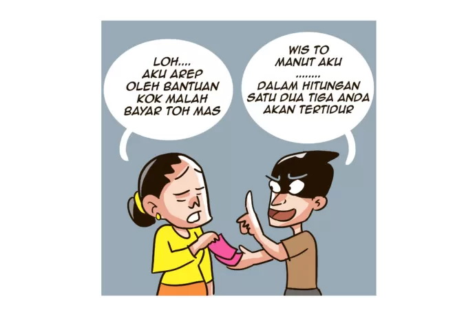 ilustrasi gendam