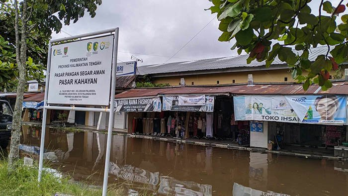 pasar kahayan banjir