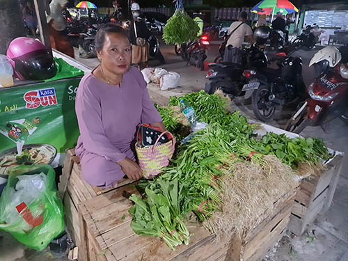 penjual sayur