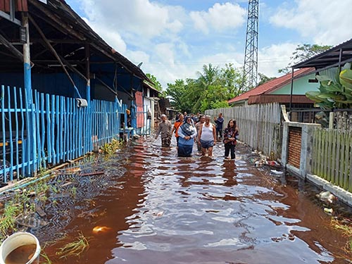 banjir di kota sampit