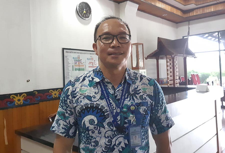 Plt Kepala BMKG Kotim Mulyono Leonardo Plt Kepala BMKG Kotim Mulyono Leonardo