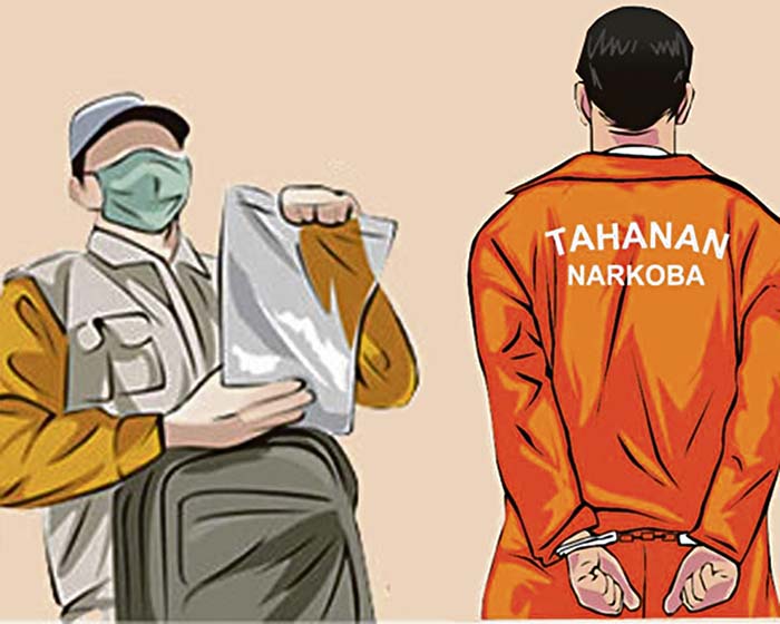 ilustrasi tersangka narkoba
