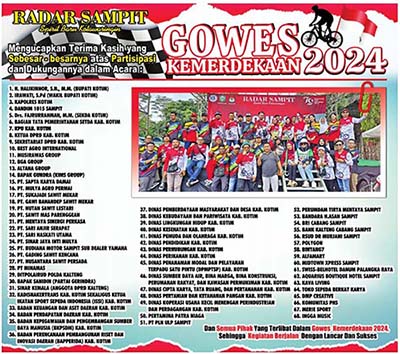 gowes terima kasih