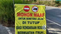 Penutupan Jalan Kolam