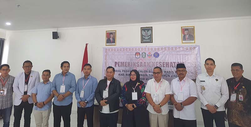 pemeriksaan kesehatan paslon