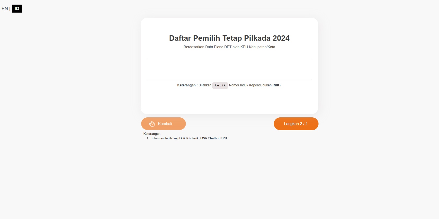 cek dpt online