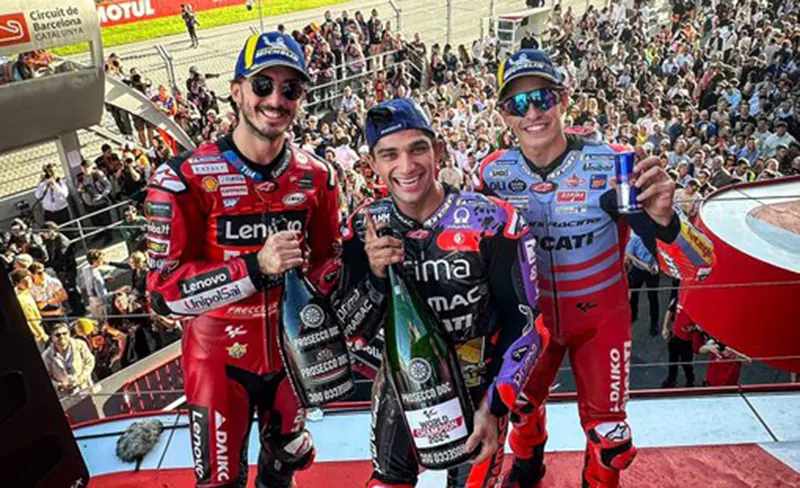 pemenang motogp bercelona 2024
