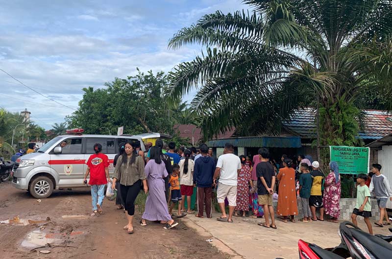 evakuasi korban tenggelam danau sembuluh