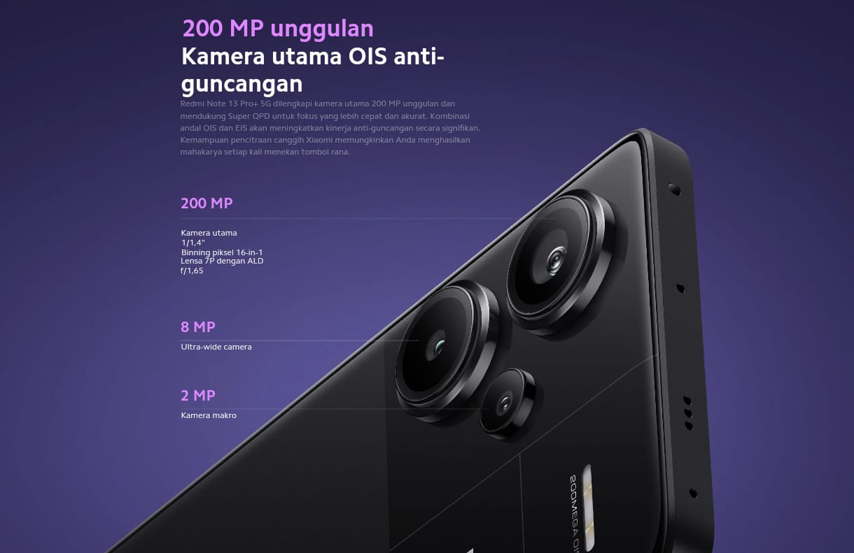 kamera redmi note 13 pro plus 5g