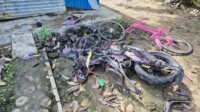 motor dibakar