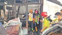kebakaran rumah polisi