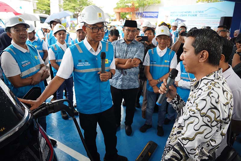 kendaraan listrik di spklu