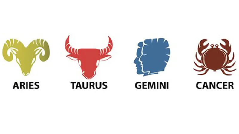 zodiak aries taurus gemini dan cancer