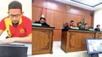 sidang perdana kurir sabu