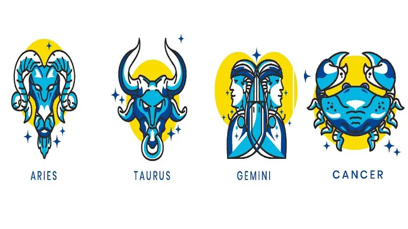 zodiak aries taurus gemini dan cancer