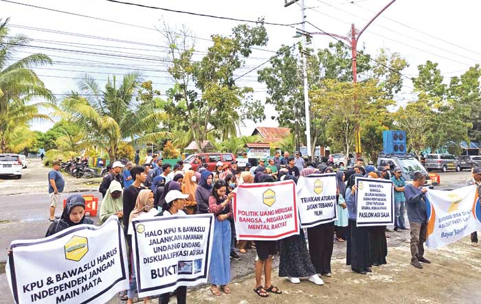 demo kpu kalteng
