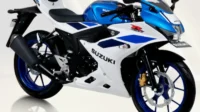 gsx r brilliant white met triton bue terbaru