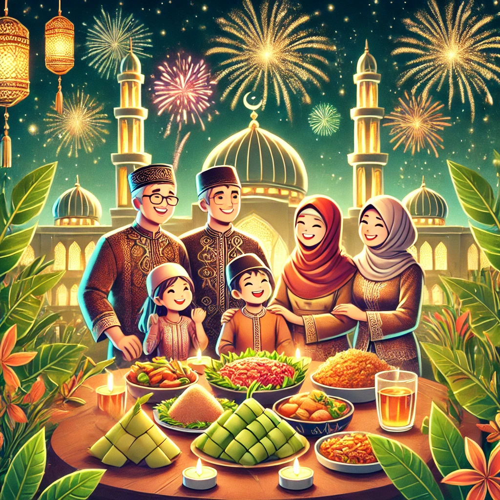 ilustrasi idul fitri