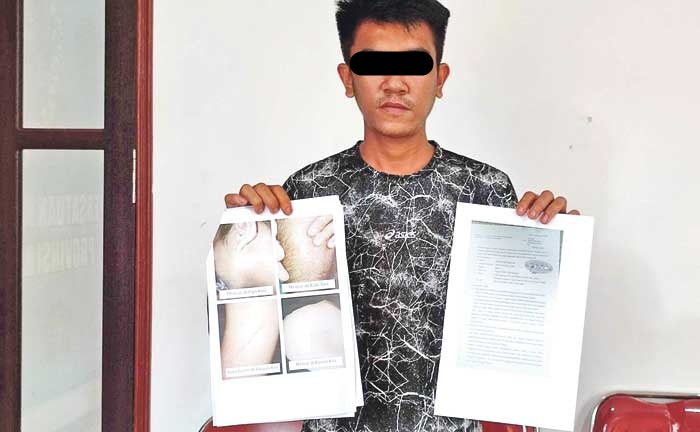 pemuda dipukuli polisi