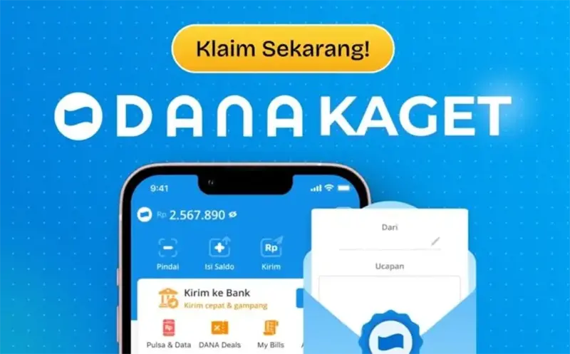 Cara klaim saldo Dana Kaget.