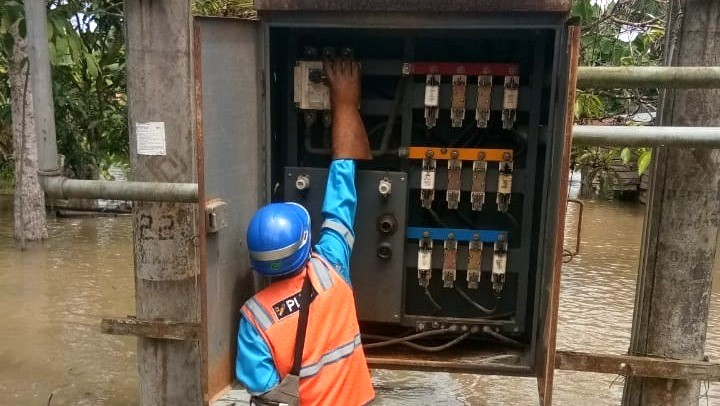 PLN banjir barito utara