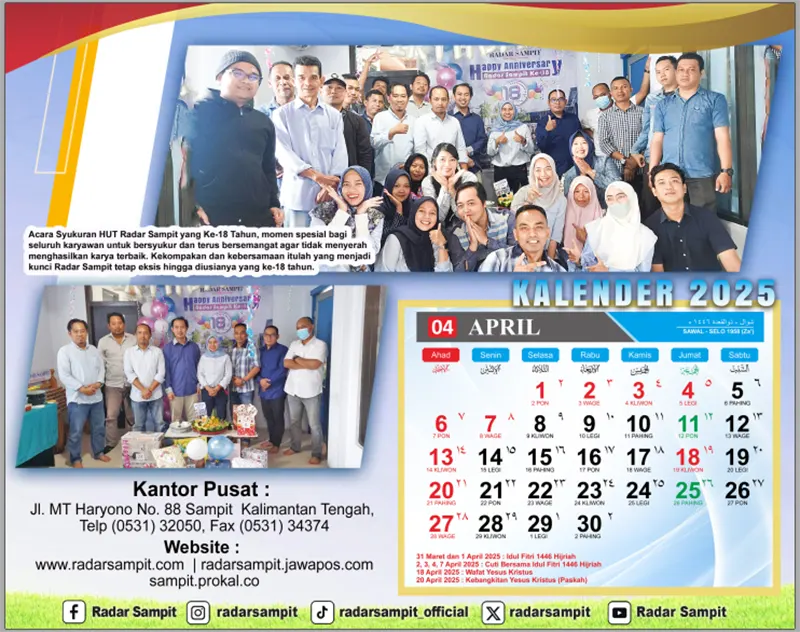 kalender april 2025