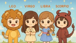 leo, virgo, libra, dan scorpio