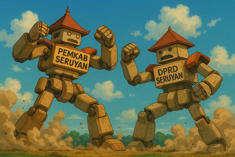 pemkab seruyan vs dprd seruyan