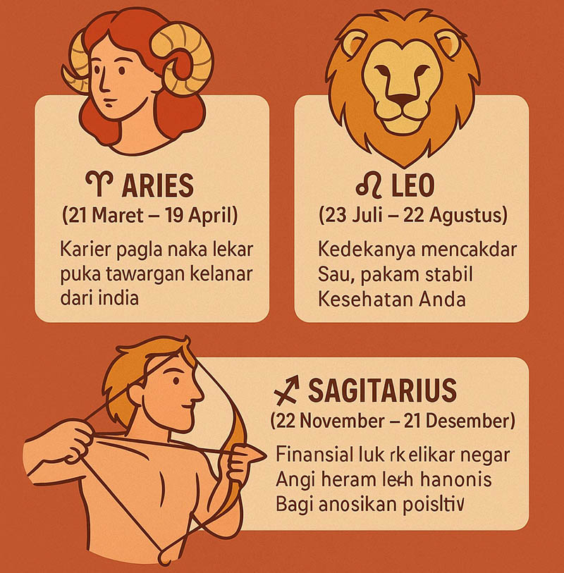 zodiak beruntung