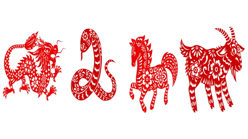 Ramalan shio Naga, Ular, Kuda, dan Kambing