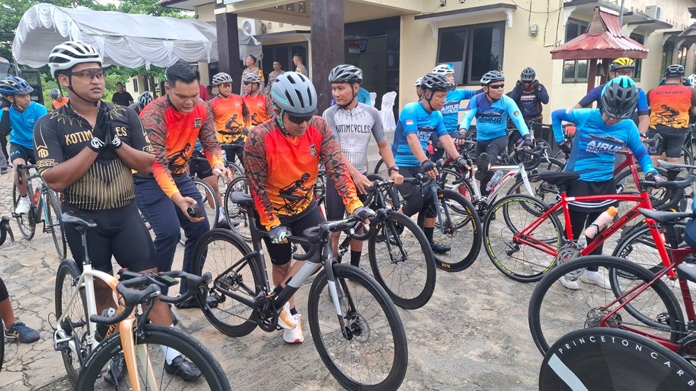 Gowes Ditpolairud Polda Kalteng