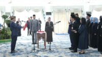 pelantikan pejabat pemprov kalteng hari ini