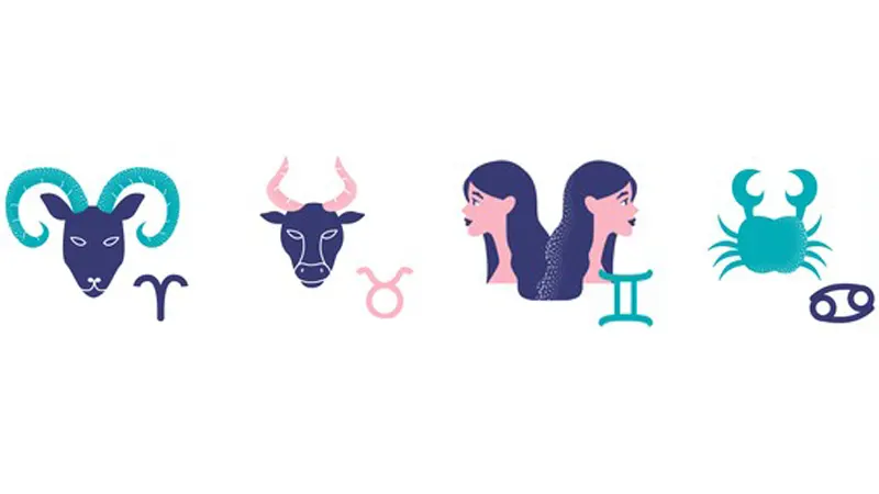 zodiak aries taurus gemini dan cancer