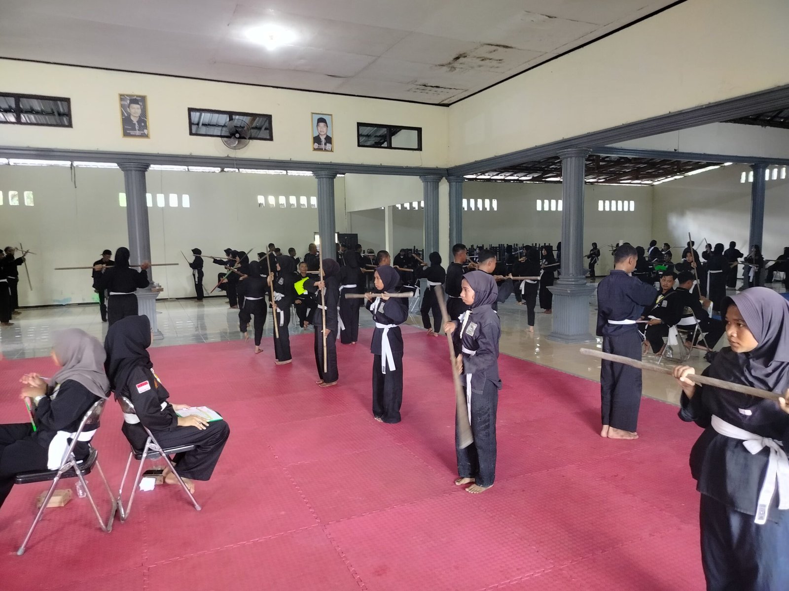 Ratusan siswa PSHT Cabang Kobar mengikuti Uji Kelayakan Calon Warga