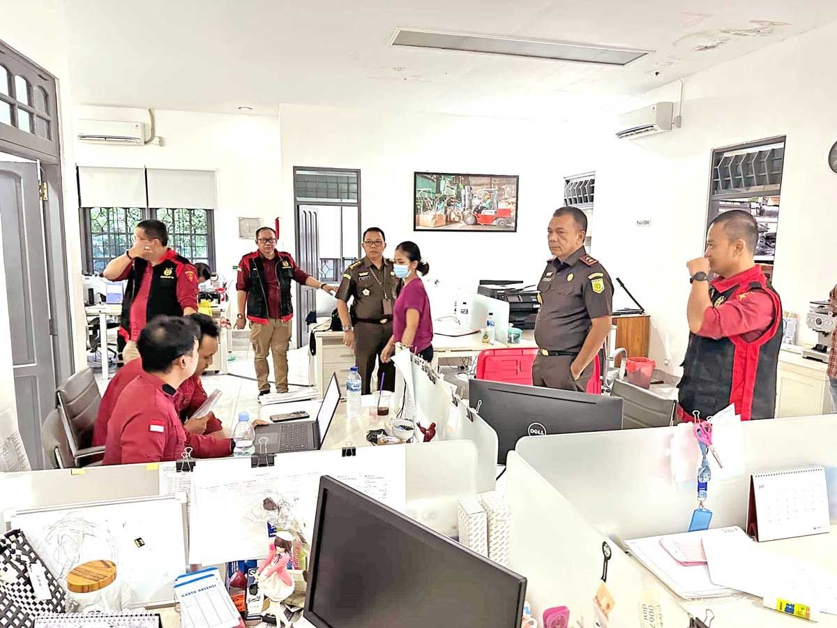 penggeledahan pt im tambang